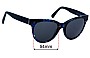 Sunglass Fix Ersatzgläser für Longchamp LO602S - 54mm Wide 
