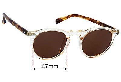 Oscar Wylee Harris Ersatzlinsen 47mm wide 