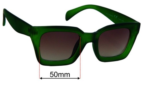 Rayflector VTG789-V3 Lentilles de Remplacement 50mm wide 