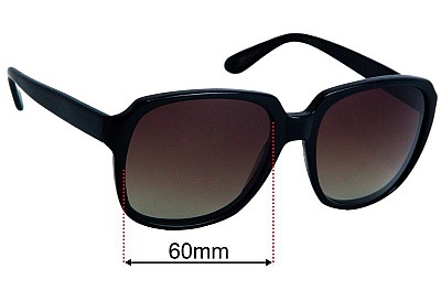 Rodenstock Montafon  Lentes de Repuesto 60mm wide 