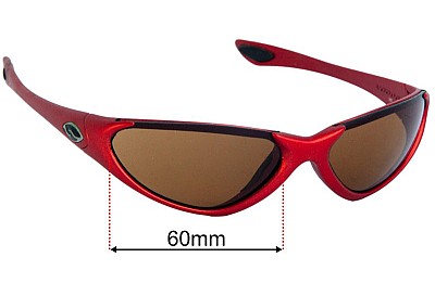 Smith Voodoo Lentes de Repuesto 60mm wide 