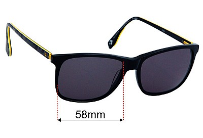 Converse Sun Rx 11 Lentes de Repuesto 58mm wide 