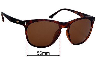 Police LOVE 1 SPL384K Replacement Lenses 56mm wide 