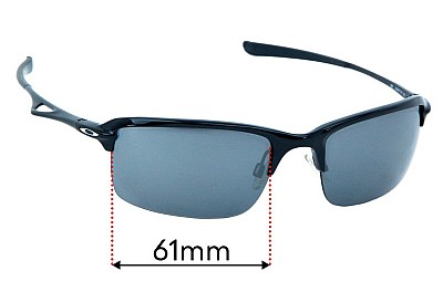 Oakley Wiretap OO4071 Replacement Lenses 61mm wide 
