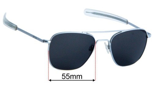 Randolph Engineering RE 5 1/2 Replacement Lenses 55mm wide 