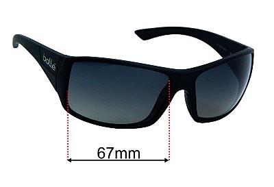 Bolle Tiger Snake Replacement Lenses 67mm wide 