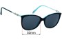Sunglass Fix Replacement Lenses for Tiffany & Co TF 2143-B - 53mm Wide 