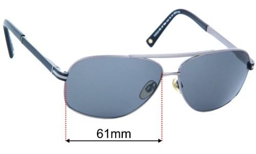 Alex Perry AP Men Sun Rx 04 Replacement Lenses 61mm wide 