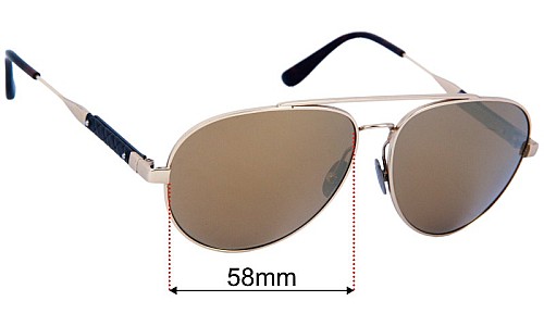 Bottega Veneta BV 0042S  Replacement Lenses 58mm wide 