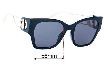 Christian Dior 30Montaigne1 8072K Replacement Lenses 58mm wide 