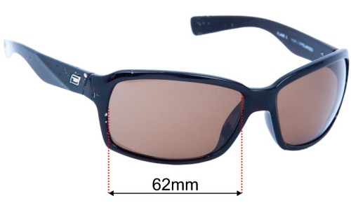 Dirty Dog Flame Ersatzlinsen 65mm wide 