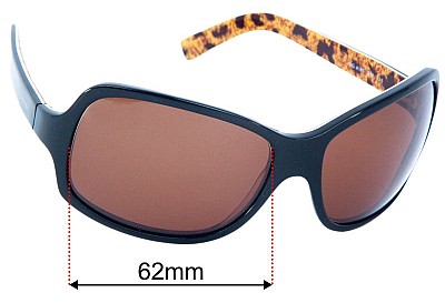 Dolce & Gabbana DG418S Lentilles de Remplacement 62mm wide 