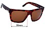 Sunglass Fix Replacement Lenses for Dragon Regal - 59mm Wide 