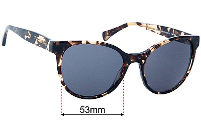 Polo RA 5250 Replacement Lenses 53mm wide 