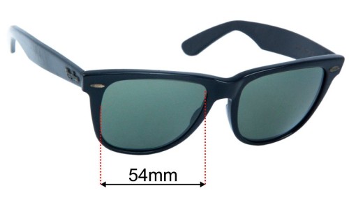 Ray Ban B&L Wayfarer II USA Ersatzlinsen 54mm wide 