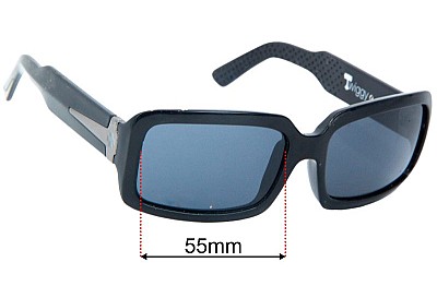 Spy Optic Twiggy Replacement Lenses 55mm wide 