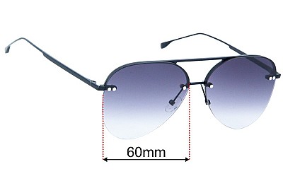 TopFoxx Megan II Replacement Lenses 60mm wide 