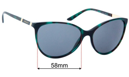 Versace MOD 4260 Ersatzlinsen 58mm wide 