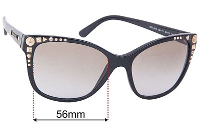Versace MOD 4270 Replacement Lenses 56mm wide 