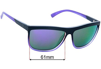 Von Zipper Luna Frostbyte  Ersatzlinsen 61mm wide 