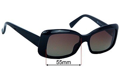 Giorgio Armani GA 511/S Replacement Lenses 55mm wide 