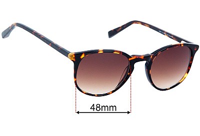 Baxter Blue Lane Replacement Lenses 48mm wide 