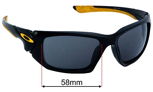 Oakley Scalpel OO9095  (Asian Fit) Lentilles de Remplacement 58mm wide 