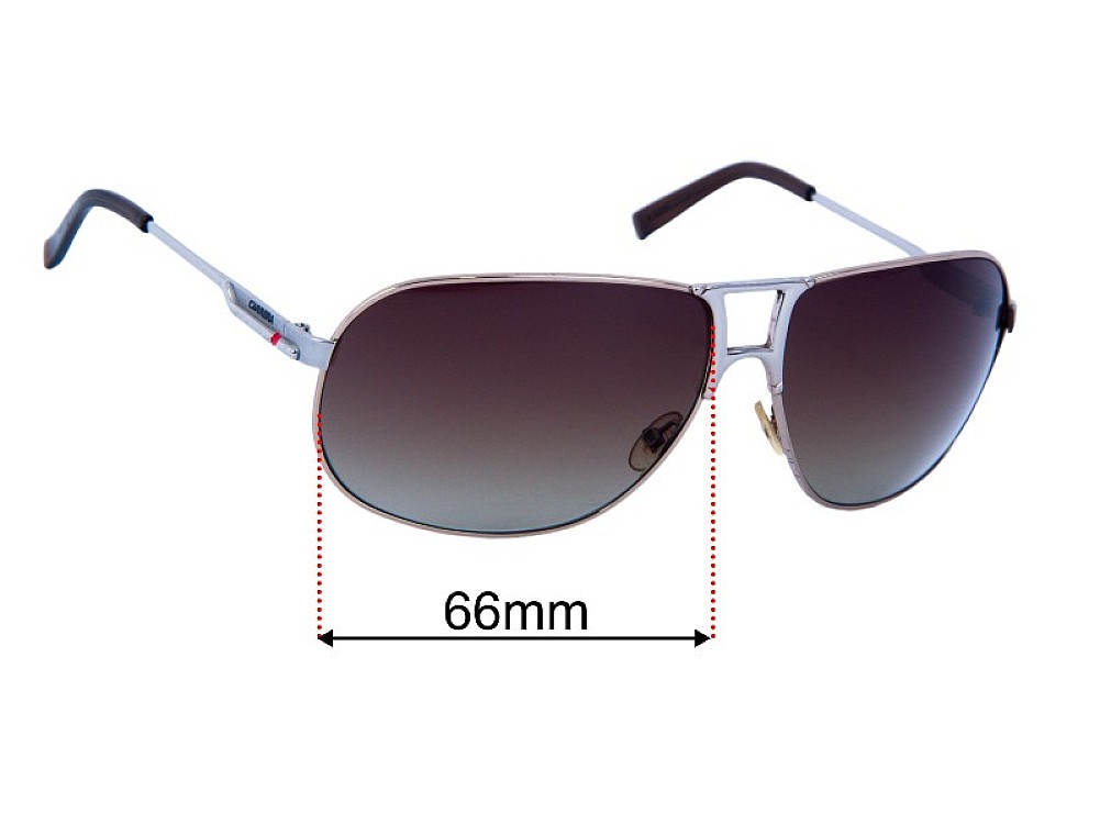 Sunglass Fix Lentes de Repuesto para Carrera Boeing - 66mm Wide Sunglass Fix Lentes de Repuesto para Carrera Boeing - 66mm Wide