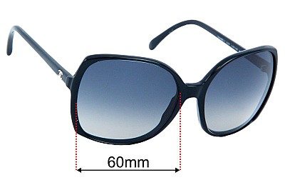 Chanel 5204 Replacement Lenses 60mm wide 