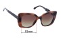 Sunglass Fix Lentilles de Remplacement pour Chanel 5422B - 53mm Wide 
