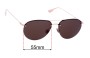 Sunglass Fix Replacement Lenses for Christian Dior Stellaire O11 - 55mm Wide 