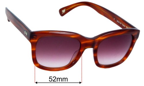 Paul Smith Farren Replacement Lenses 52mm wide 