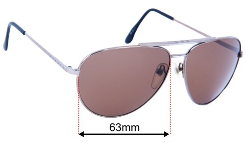 Sunglass Fix Replacement Lenses for Serengeti 5324K Strata - 63mm Wide 