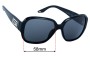 Sunglass Fix Replacement Lenses for Versace MOD 4238-B - 58mm Wide 