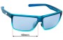  Sunglass Fix Replacement Lenses for Costa Del Mar Rinconcito - 60mm Wide 