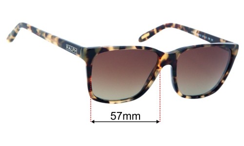 Ralph Lauren RA 5141 Replacement Lenses 57mm Ralph Lauren RA 5141 Sunglass Replacement Lenses - 57mm wide