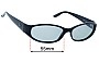 Ray Ban RB4043 Replacement Lenses 55mm wide 