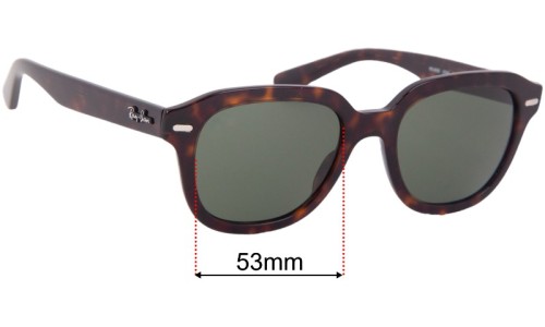 Ray-Ban RB4398 Erik Ersatzlinsen 53mm wide 