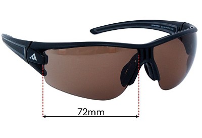 Adidas A402 Evil Eye Halfrim L Replacement Lenses 72mm wide 