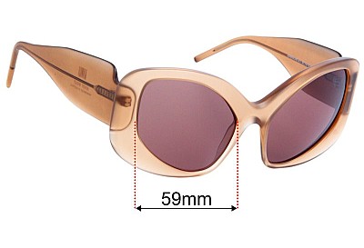 Andy Wolf Adrenaline Lentes de Repuesto 59mm wide 