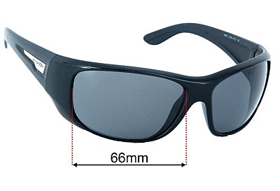 Arnette Heist AN4135 Replacement Lenses 66mm wide 
