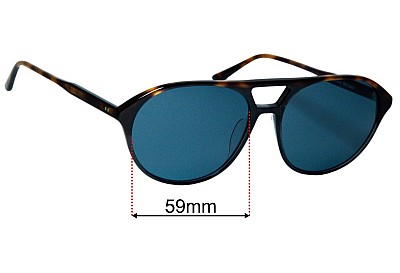 Bailey Nelson  Cindy Replacement Lenses 59mm wide 