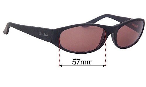 Blue Steel BP4070 Replacement Lenses 57mm wide 