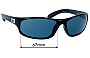 Sunglass Fix Lentes de Repuesto para Bolle Anaconda Newer Style rounded rectangle shape - 67mm Wide 