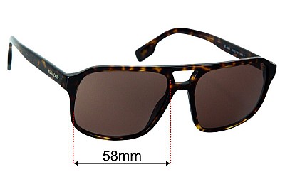 Burberry B 4320 Replacement Lenses 58mm wide 