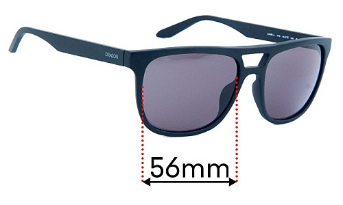 Dragon Cove LL Replacement Lenses 56mm wide 