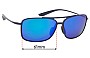 Sunglass Fix Replacement Lenses for Maui Jim MJ437 Kaupo Gap - 61mm Wide 