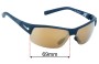 Sunglass Fix Replacement Lenses for Nike EV0620 Nike Show X2 - 69mm Wide 