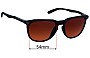 Sunglass Fix Ersatzgläser für Oakley Thurso OO9286  - 54mm Wide 