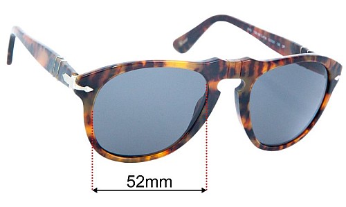 Persol 649 Replacement Lenses 52mm wide 